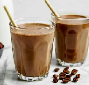 hazelnut butter chocolate protein shake