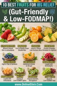 Best Fruits for IBS Relief (Gut-Friendly & Low-FODMAP!)