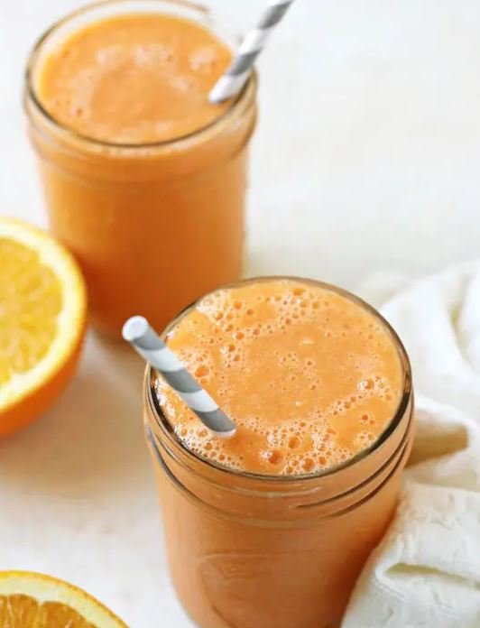 Carrot Orange Immunity Booster Smoothie