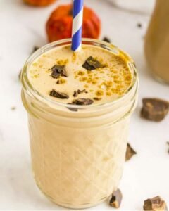 Chocolate Pumpkin Protein Smoothie