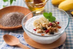 Creamy Psyllium Yogurt Bowl Smoothie