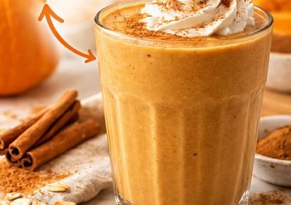 Healthy Pumpkin Pie Smoothies for Weight Loss & Energy