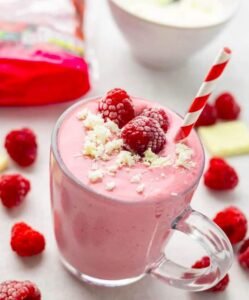 White Chocolate Raspberry Smoothie
