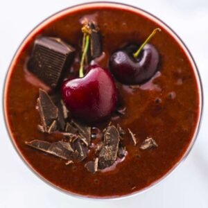 chocolate cherry smoothie