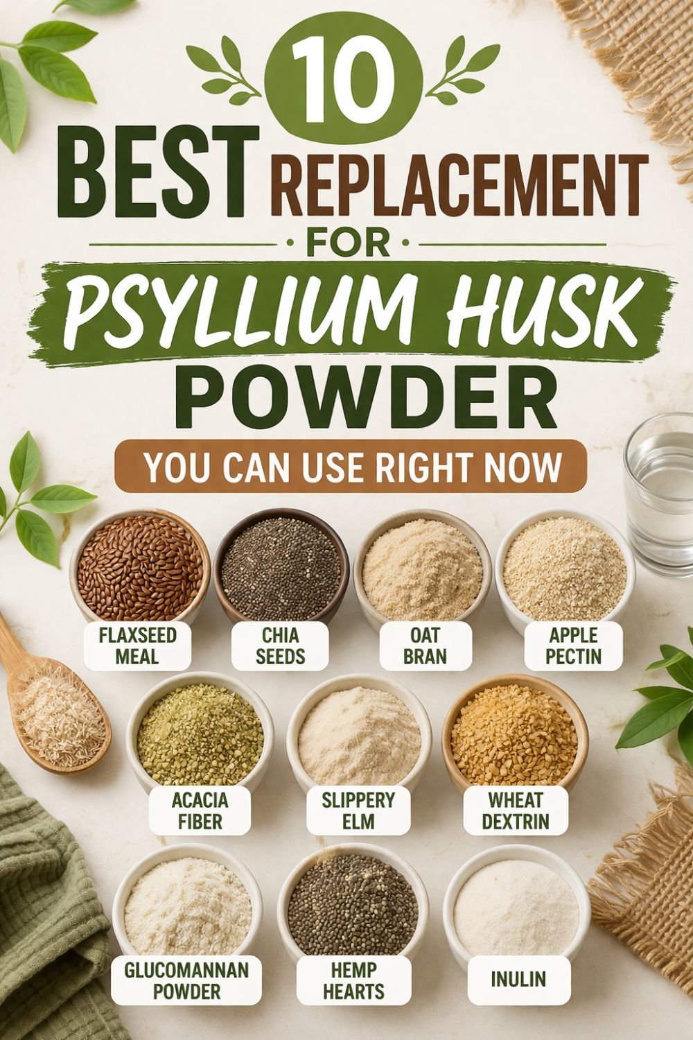 10 Best Replacement for Psullium Husk Powder You Can Use Right Now