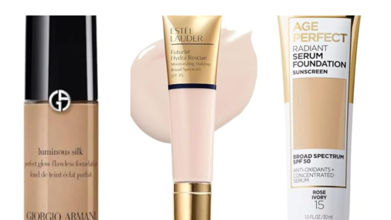 Best Foundations for Aging Dry Skin