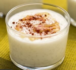Coconut Rice Pudding with Cinnamon