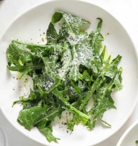 Dandelion Greens & Lemon Detox Salad