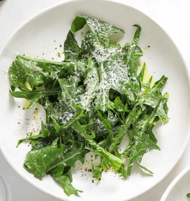 Dandelion Greens & Lemon Detox Salad