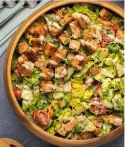 Marinated Tofu Salad Bowl