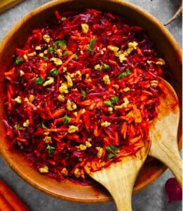 Roasted Beet & Carrot Detox Slaw