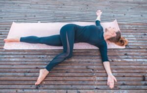 Supta Matsyendrasana for IBS