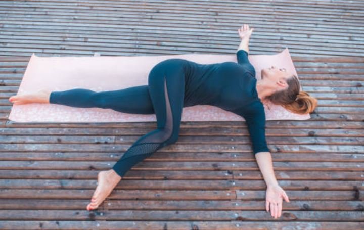 Supta Matsyendrasana for IBS