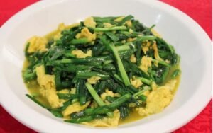 Bone Broth with Greens & A Soft-Boiled Egg