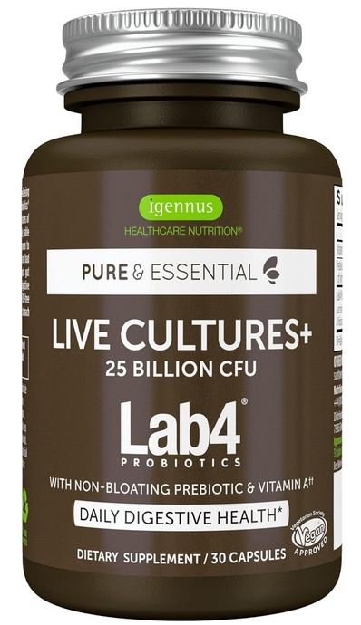 Igennus Probiotics & Prebiotic 2 in 1, Lactobacillus Acidophilus & Bifidobacterium