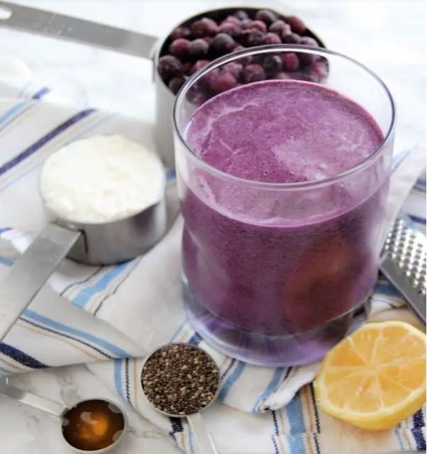 Lemon Zest Ricotta Shake