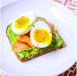 Salmon & Avocado on Sprouted Grain Toast