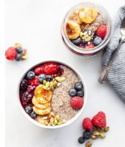 Warm Chia Pudding with Coconut Milk