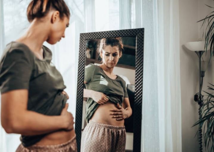 Bloating Menopausal Women