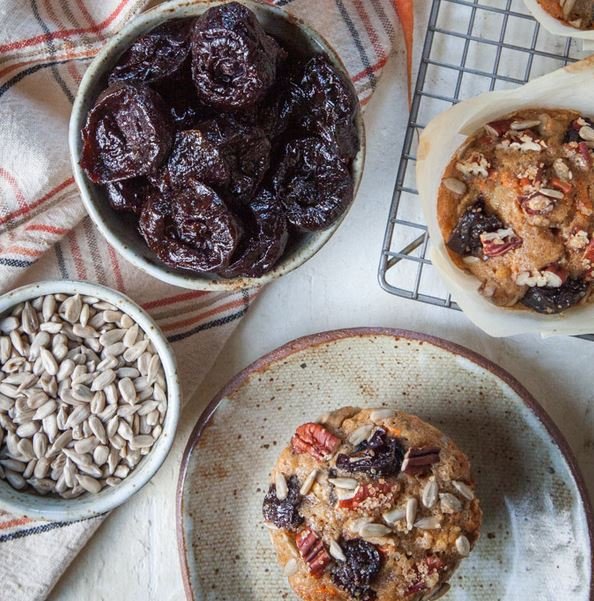 Prune & Carrot Muffins