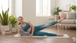 Side-Lying Leg Lifts for Women Knee Pain