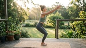 Chair Pose for Knee