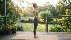 Mountain Pose with Real Knee Engagement
